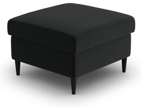 Čierna zamatová podnožka Kyoto – Cosmopolitan Design