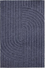 Textilná rohožka EMBOSSED T-008 TMAVOSIVÁ rozmer: 40x60 cm