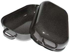 Pekáč dvojdielny 30cm/3,5l smaltovaný rovné dno KLC