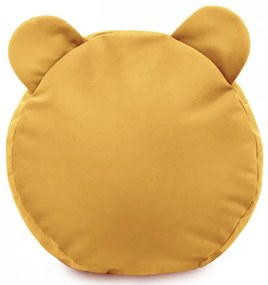 Plyšová podnožka TEDDY horčicová