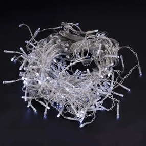 Brilagi - LED Vonkajší vianočný reťazec 200xLED/8 funkcií 13m IP44 studené biele