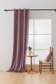 Svetlo fialový zatemňovací záves VELVET 140x270 cm Zavesenie: Riasiaca páska