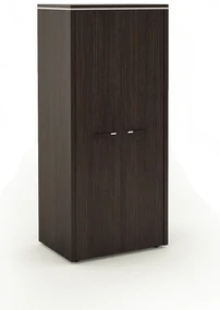 Vysoká skriňa s obložením TopOffice 13, driftwood