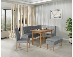 Jedálenský set Pirma (sivá). Akcia -20%. Vlastná spoľahlivá doprava až k Vám domov. 1129794