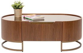 Giorgio konferenčný stolík hnedý 70x130 cm