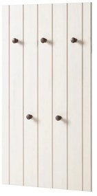 Biela predsieňová zostava z borovicového dreva 55x100x2 cm Anita – Støraa