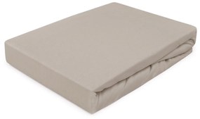 JERSEY PRESTIERADLO 200X220 CM HNEDÁ