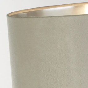 Searchlight EU67521GY - Stolná lampa SCARBOROUGH 1xE27/60W/230V šedá