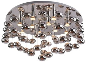 Luxusný luster Luvia 80 chróm