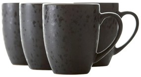 Čierne/tmavomodré keramické hrnčeky v súprave 4 ks 300 ml Gastro Black/Mix – Bitz