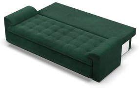 Trojmiestna rozkladacia sedačka FORESTA fľaškovo zelená