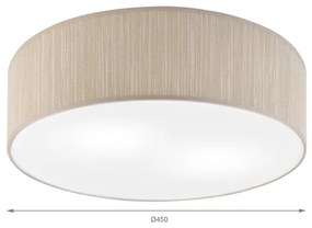 Stropné svietidlo SIRJA 2xE27/15W/230V priemer 45 cm béžová