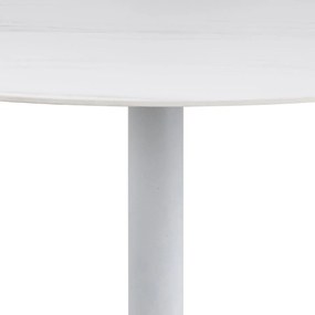 Keramický barový stôl Malta 105 cm biely mramor