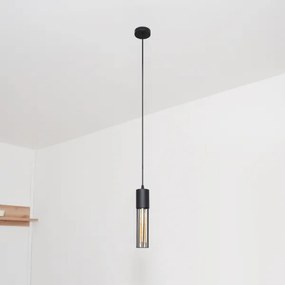 Luster na lanku MELODY 1xE27/15W/230V čierna