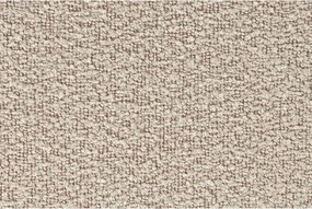 Béžová polstrovaná lavica z textílie buklé Noxx – White Label