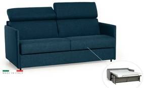 Pohovka na každodenné spanie TAVOLA MINI rozkladacia, modrá (penelope 27), 140