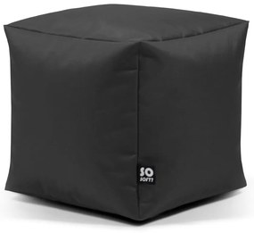 Tmavomodrý detský sedací vak Cube M – So Soft?