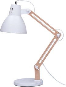 Stolová lampa Falun, E27, biela