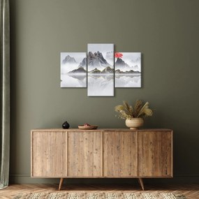 Obraz - Hory v hmle (90x60 cm)