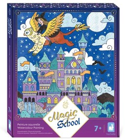 Janod Atelier Maxi Kreatívna sada Maľovanie vodovými farbami Magická škola od 7 rokov