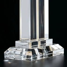 Orion LA 4-1202 - Krištáľová stolná lampa VERONIQUE 1xE27/60W/230V krémová/číra