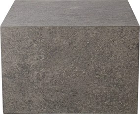 Súprava štvorcových stolíkov Maddox,imitácia šedého kameňa, 2 ks