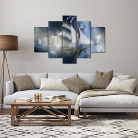 Obraz - Loď duchov (150x105 cm)