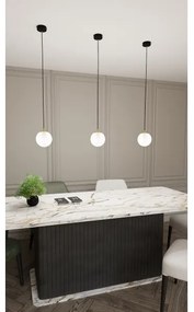 Luster na lanku ROYAL 1xE14/10W/230V pr. 14 cm čierna