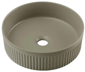 COMAD BEYOND 2 OLIVER GREEN (E-6565) - umývadlo na dosku pr. 36 cm zelené