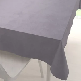 Biante Zamatový obdĺžnikový obrus Velvet Premium SVP-013 Sivý 80x120 cm