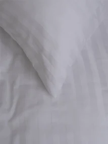 Hotelová obliečka na vankúš 50 x 70 cm - prúžok 20 mm