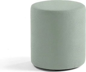 Taburet CASUAL, Ø 440 mm, látka CURA, zelenošedá