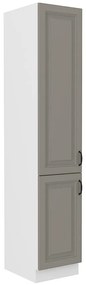 Kuchynská skrinka Stilo claygrey/biely 40dk/210 2f