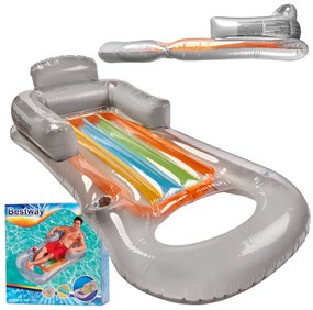 IKO Nafukovacie kreslo Bestway 43028 – sivé