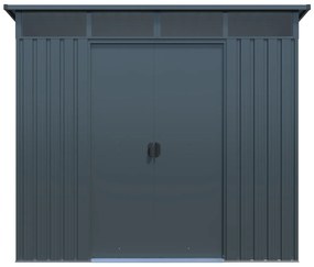Záhradný domček BestBerg ZDSL-4S / 4,6 m² / 238 x 194 x 202 cm / svetlo sivá