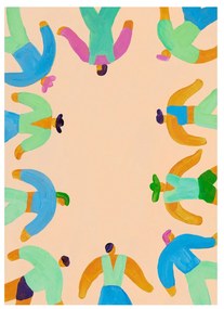 THE POSTER CLUB Autorský plagát On the Edge by Lise Uhrskov 50 x 70 cm