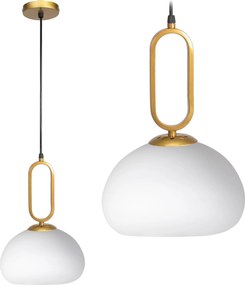 Toolight Tutumi, závesné svietidlo 1xE27 APP1073-1CP, zlatá, OSW-00678
