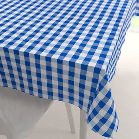 Biante Teflónový obdĺžnikový obrus TF-070 Modro-biela kocka 100x160 cm