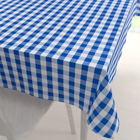 Biante Teflónový obdĺžnikový obrus TF-070 Modro-biela kocka 60x100 cm