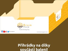 Brain Tree Puzzle Ružovo prestreté 1000 dielikov
