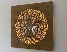 Obraz Strom života s led podsvietením