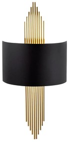 Čierne nástenné svietidlo Opviq lights Sword