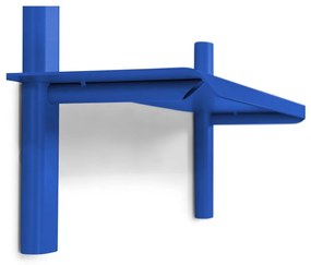 Modrá kovová polica 60 cm Hola – Spinder Design