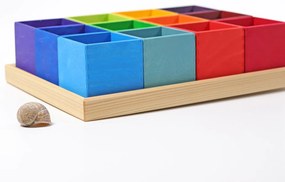 Grimm's - Farebné krabičky - triediaca pomôcka - 12 ks