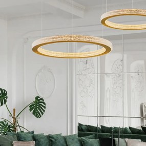 LED luster Fiore 60 zlaté