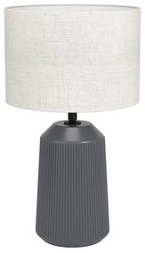 Eglo 900824 - Stolná lampa CAPALBIO 1xE27/40W/230V šedá