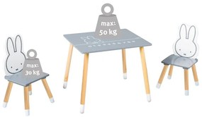 Súprava detského nábytku 3 ks Miffy – Roba