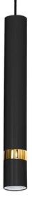 Závesný luster na lanku JOKER 1xGU10/25W/230V čierna/zlatá