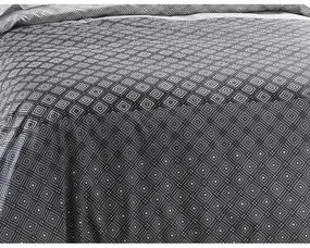 BedTex Bavlnené obliečky Gincer sivá, 220 x 200 cm, 2 ks 70 x 90 cm