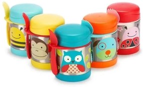 Skip Hop - Termoska na jedlo s lyžičkou/vidličkou ZOO 325 ml sova
